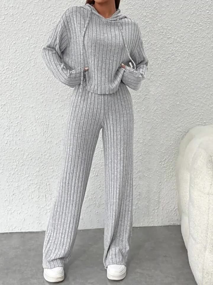 Madelyn | Women's Striped Knit Two-Piece Set