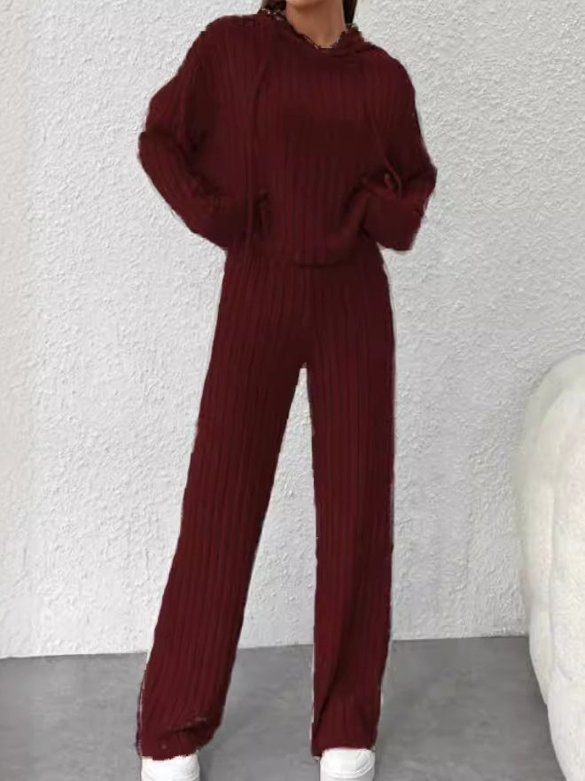Madelyn | Women's Striped Knit Two-Piece Set