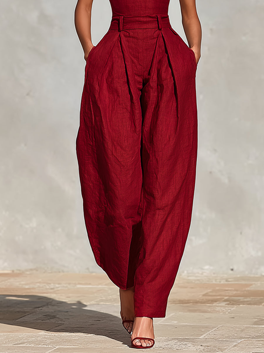 Clara | Women's High-Waisted Jumpsuit