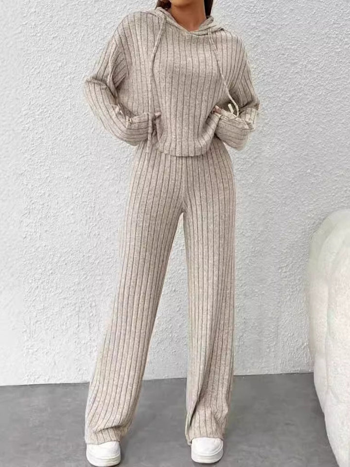 Madelyn | Women's Striped Knit Two-Piece Set