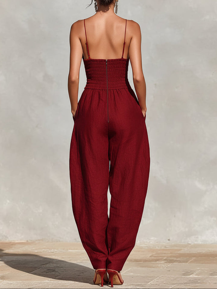 Clara | Women's High-Waisted Jumpsuit