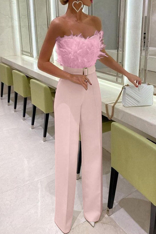 Kath | Women's Off-Shoulder Tailored Jumpsuit
