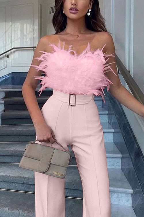 Kath | Women's Off-Shoulder Tailored Jumpsuit