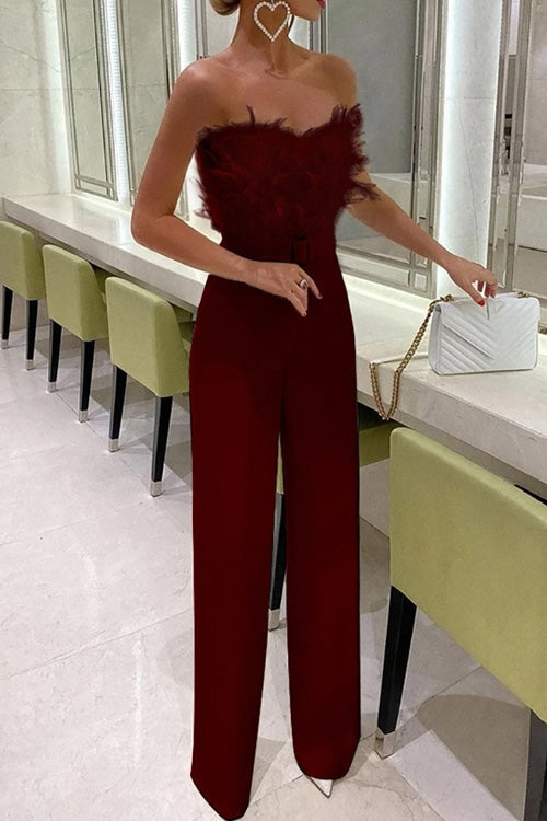 Kath | Women's Off-Shoulder Tailored Jumpsuit