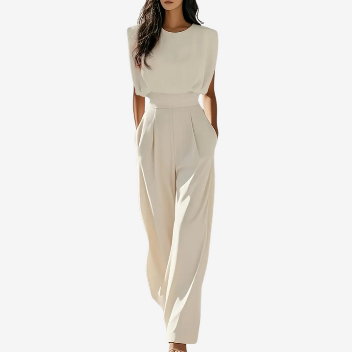 Aria | Women's Defined Waist Jumpsuit