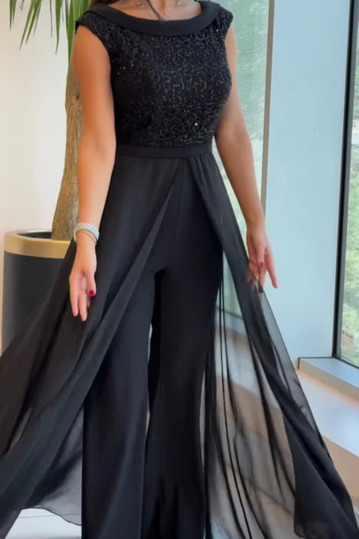 Brielle | Women's Tulle Jumpsuit