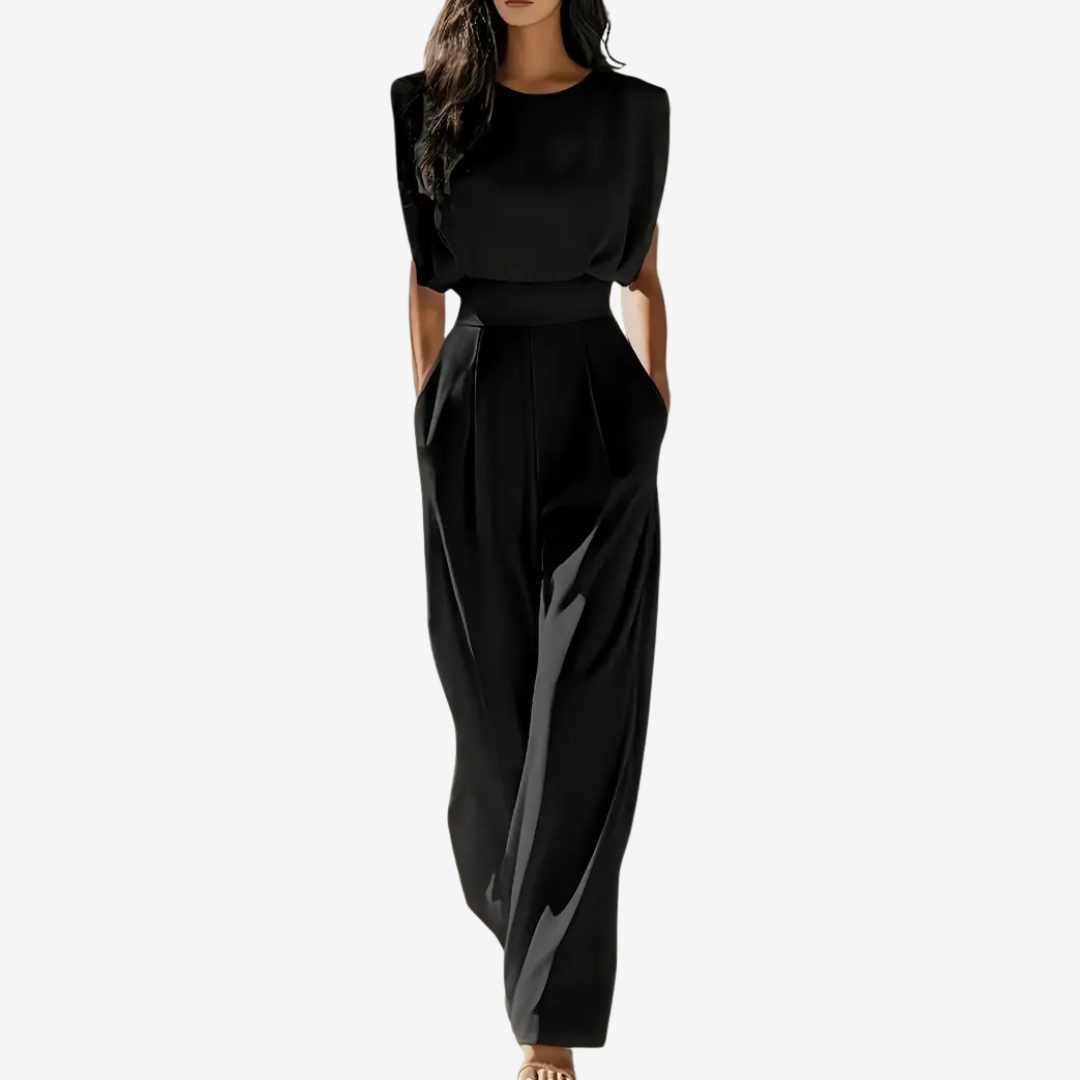 Aria | Women's Defined Waist Jumpsuit