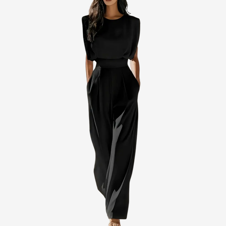 Aria | Women's Defined Waist Jumpsuit