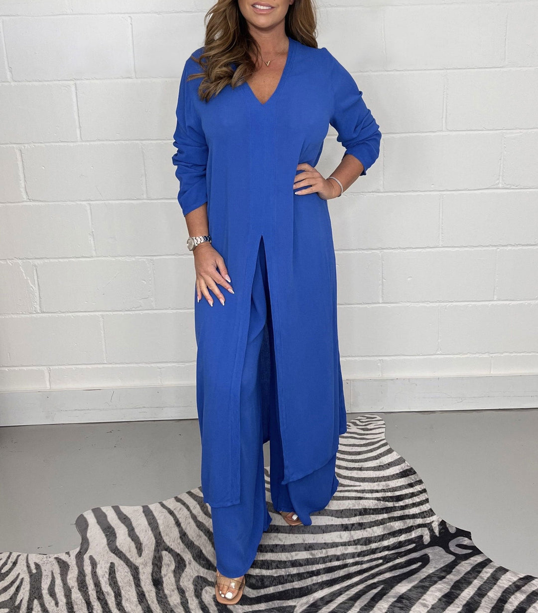 Lany | Women's Casual Longline Top and Pants Set