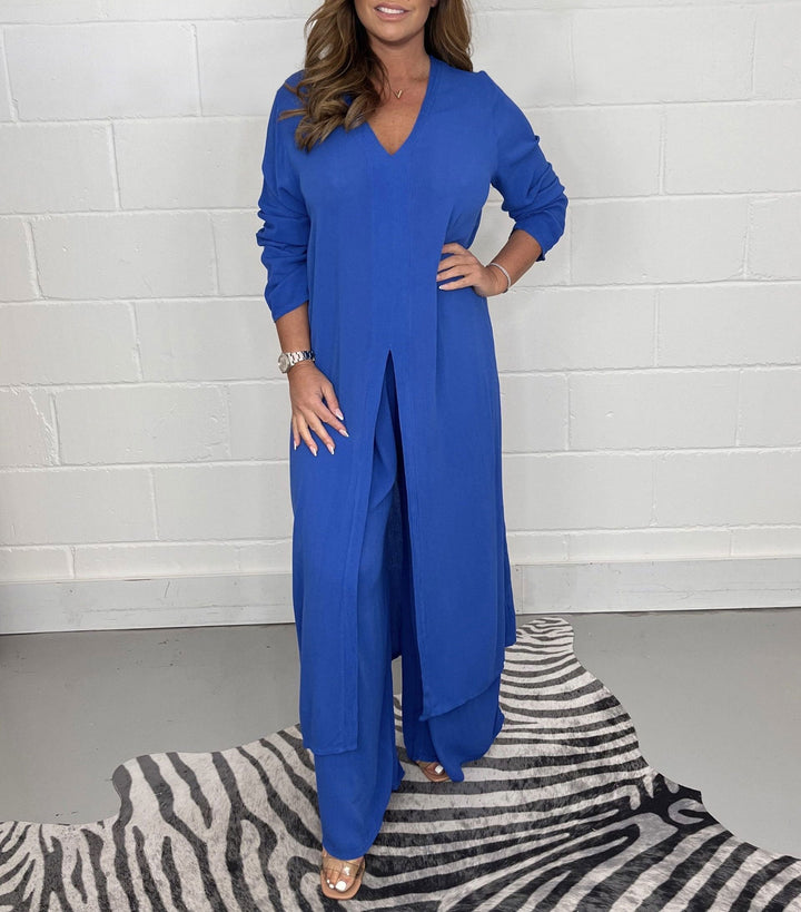 Lany | Women's Casual Longline Top and Pants Set