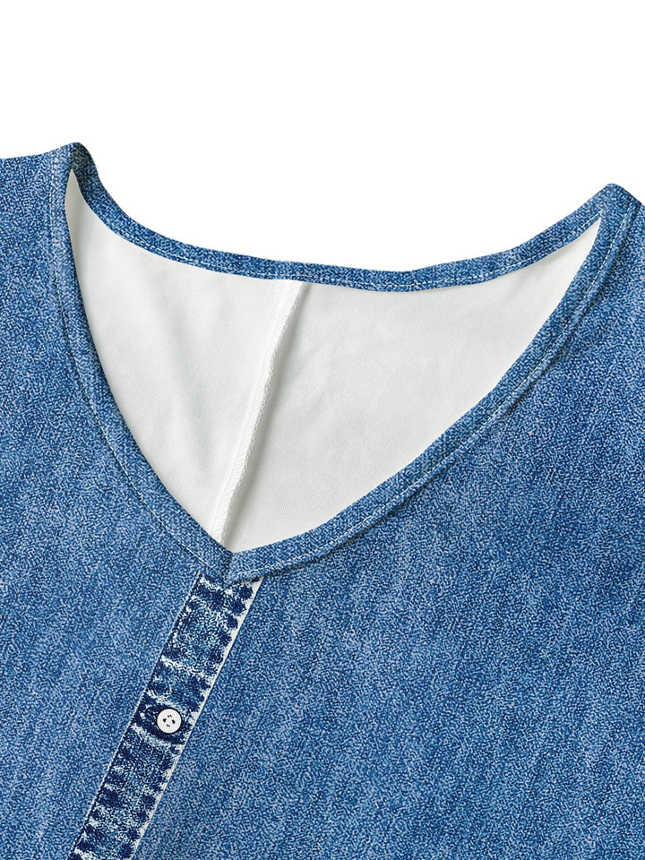 Helen | Women's Retro Denim Dress