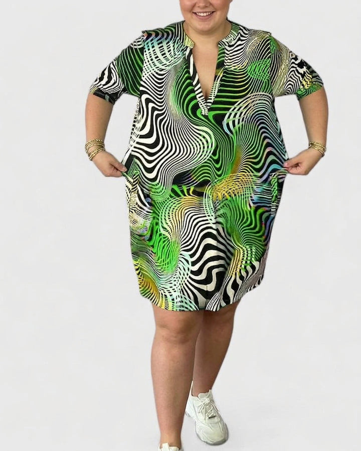Niamh | Women's V-Neck Midi Dress