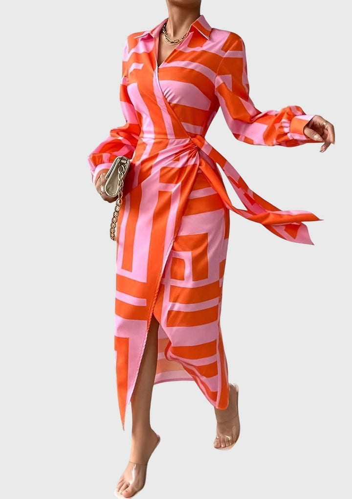 Everly | Women's Printed Wrap Dress