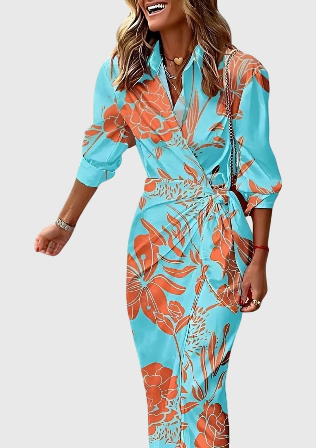 Everly | Women's Printed Wrap Dress