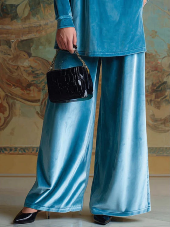 Krisha | Women's Velvet Lounge Set