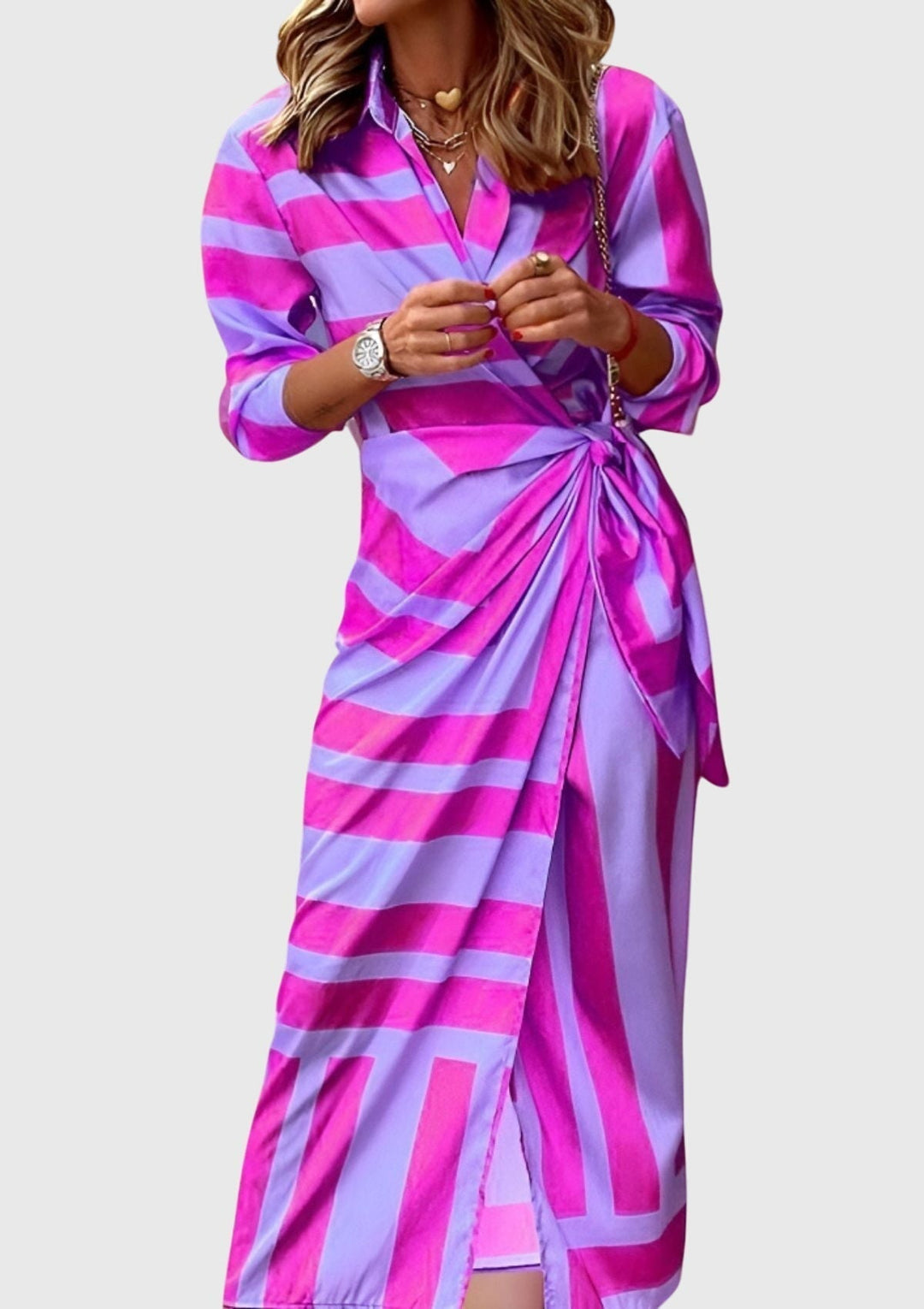 Everly | Women's Printed Wrap Dress