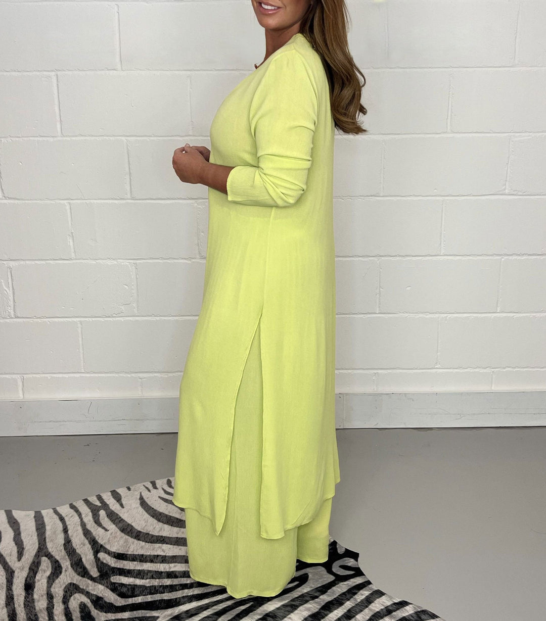 Lany | Women's Casual Longline Top and Pants Set