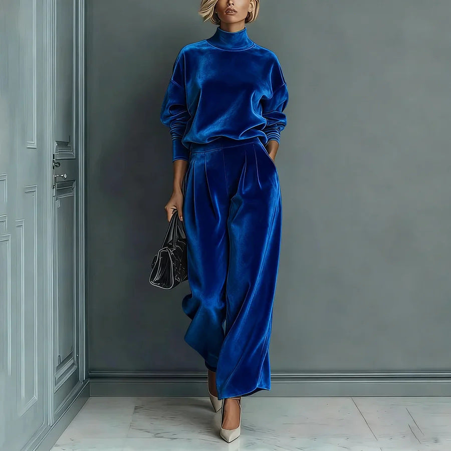 Mitchell | Women's Cape-Sleeve Pants Set