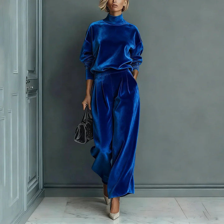 Mitchell | Women's Cape-Sleeve Pants Set