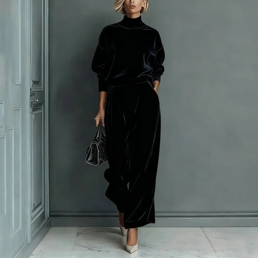 Mitchell | Women's Cape-Sleeve Pants Set