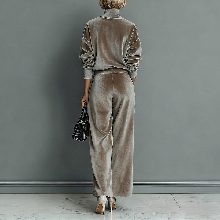 Mitchell | Women's Cape-Sleeve Pants Set
