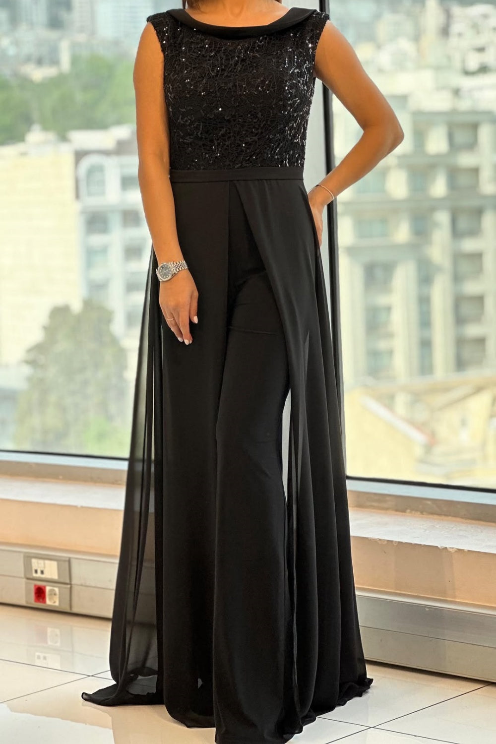 Brielle | Women's Tulle Jumpsuit