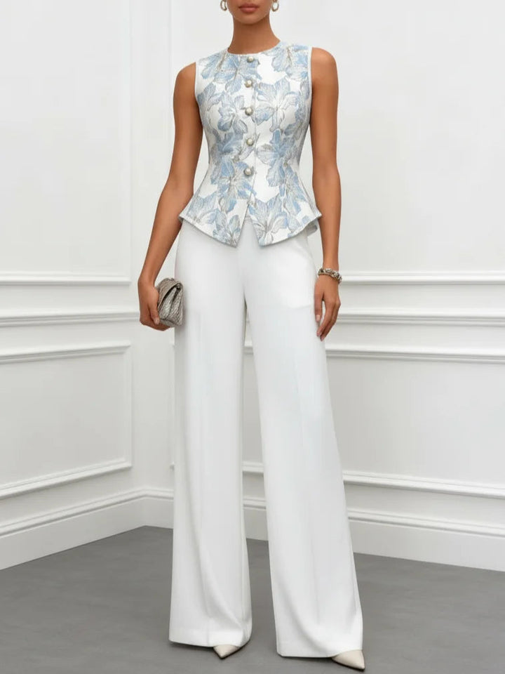 Jaydee | Women's Satin Camisole and Trousers Set