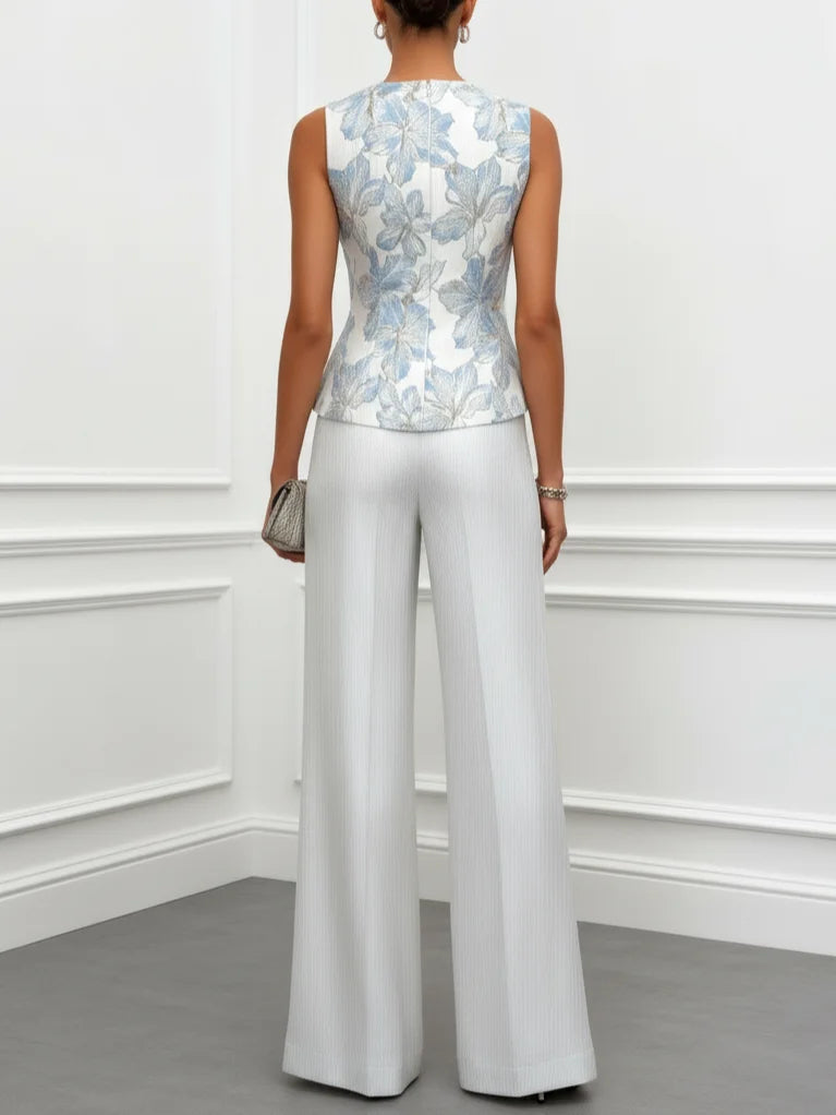 Jaydee | Women's Satin Camisole and Trousers Set