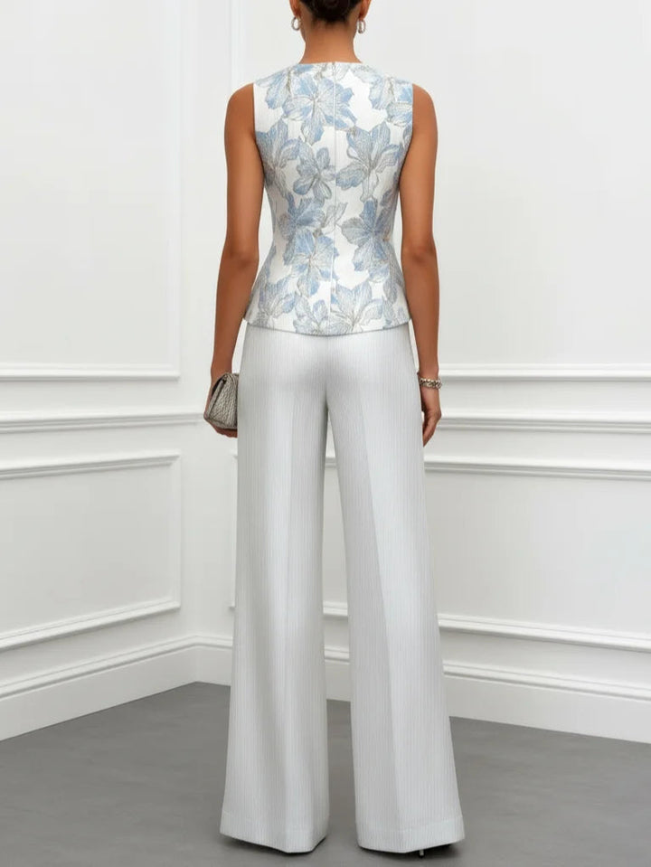 Jaydee | Women's Satin Camisole and Trousers Set