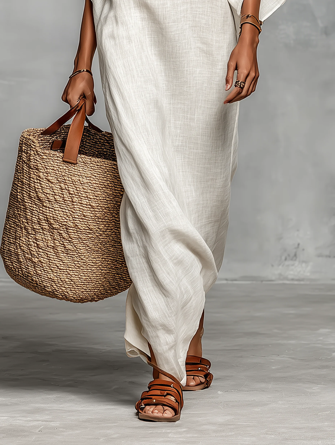 Aveline | Women's Off-Shoulder Batwing Sleeve Maxi Dress