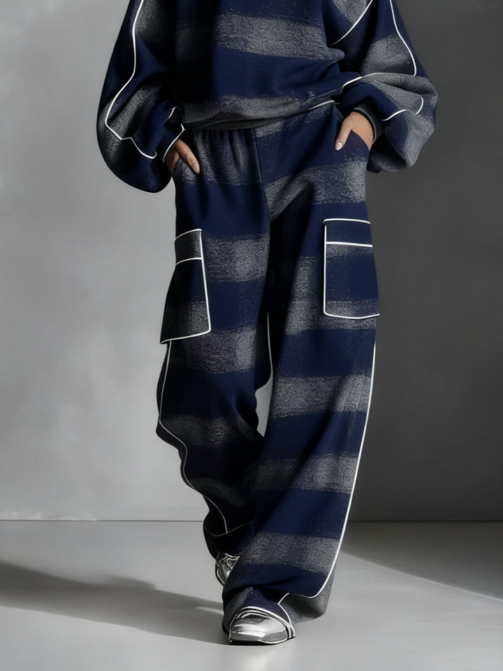 Hannah | Women's Plaid Sweatshirt and Pants Set