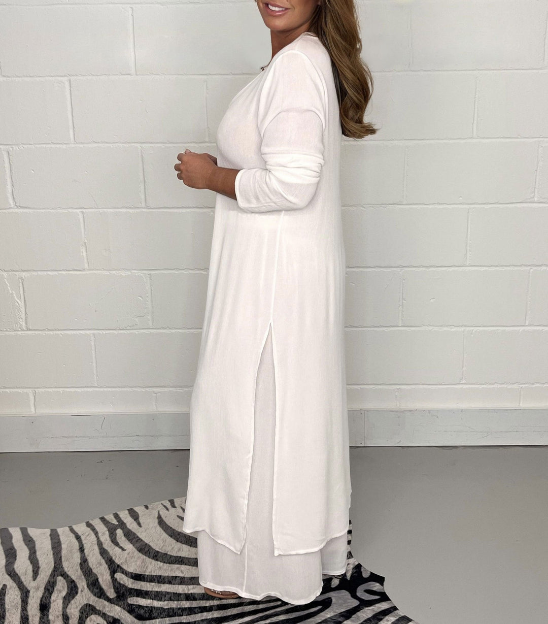 Lany | Women's Casual Longline Top and Pants Set
