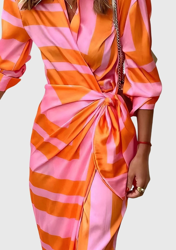 Everly | Women's Printed Wrap Dress