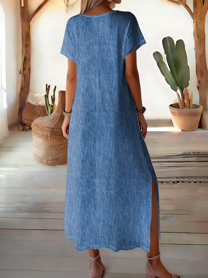 Helen | Women's Retro Denim Dress
