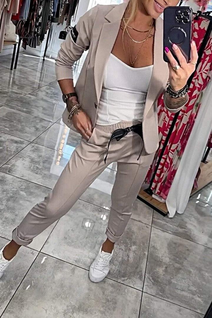 Fenna | Women's Relaxed Solid Two-Piece Set