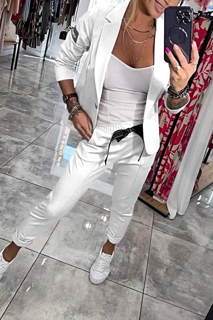 Fenna | Women's Relaxed Solid Two-Piece Set
