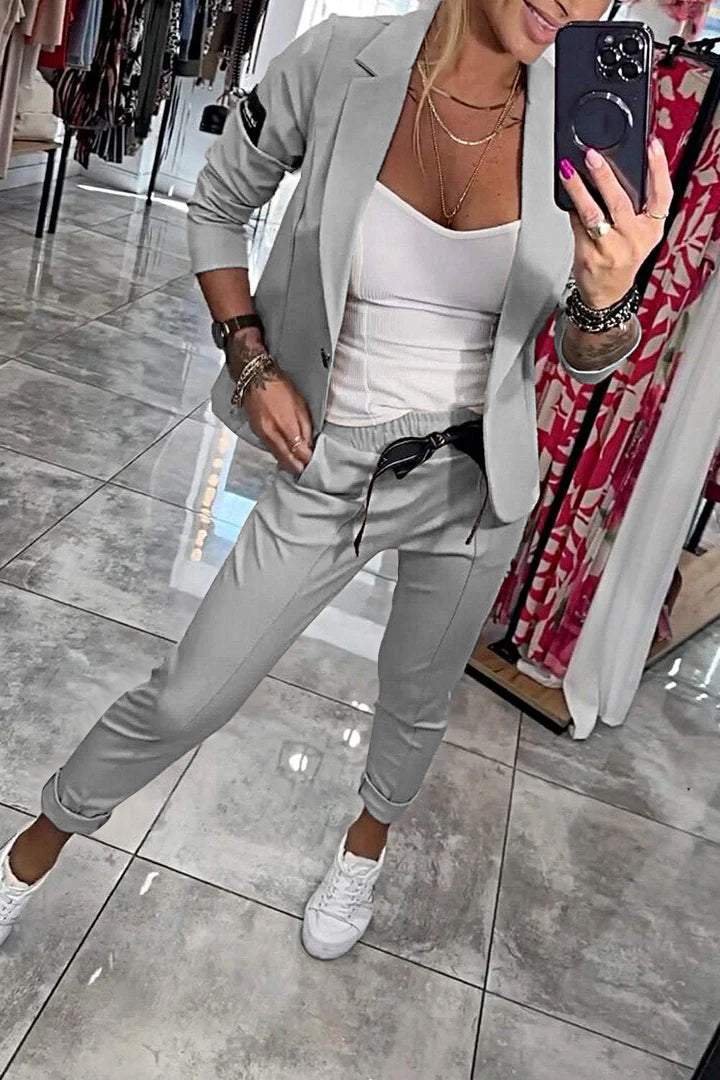 Fenna | Women's Relaxed Solid Two-Piece Set