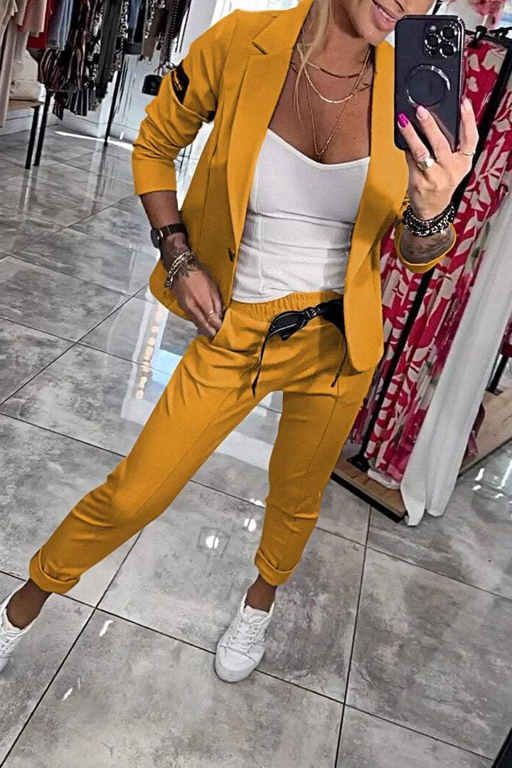 Fenna | Women's Relaxed Solid Two-Piece Set
