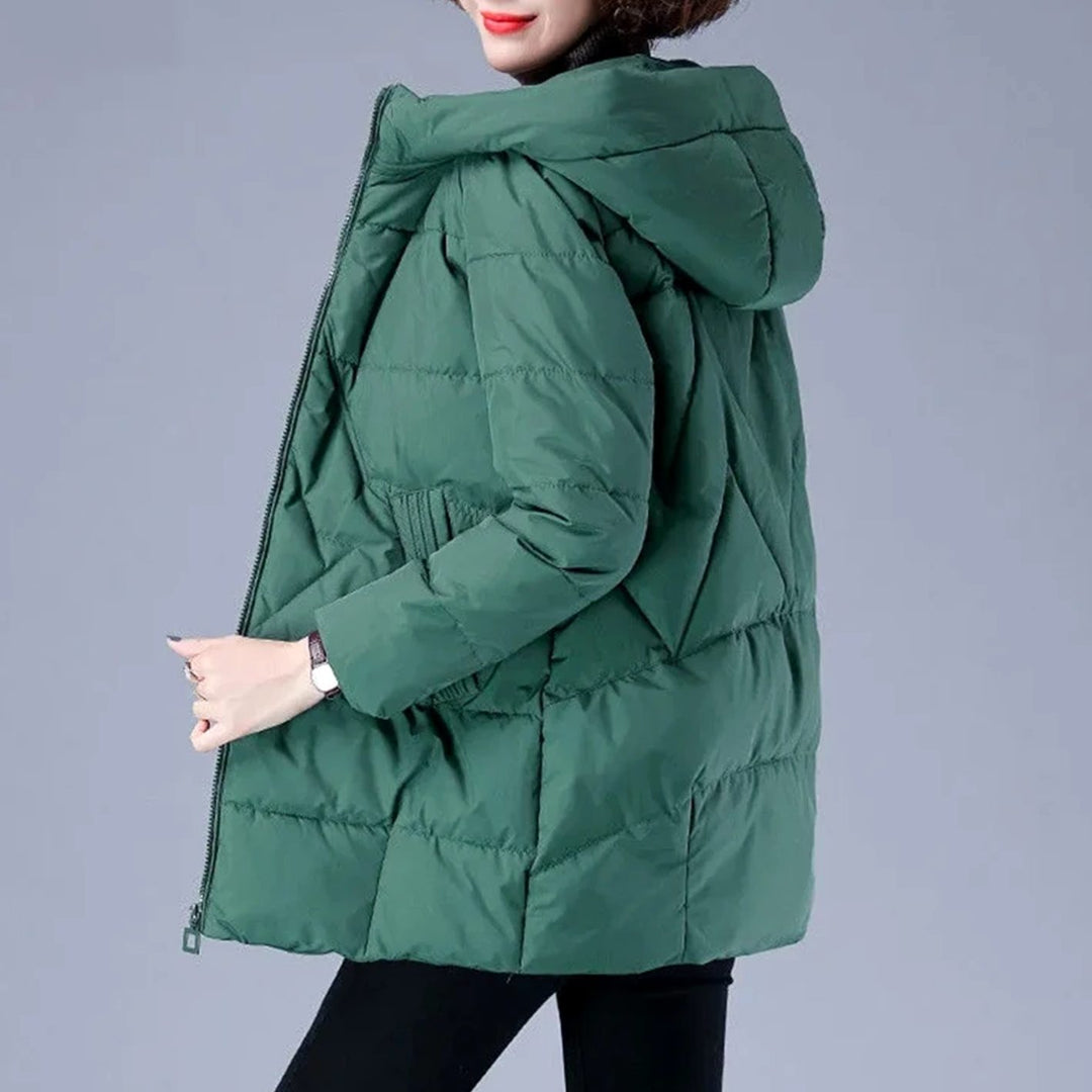 Women's Hooded Puffer Insulated Winter Jacket