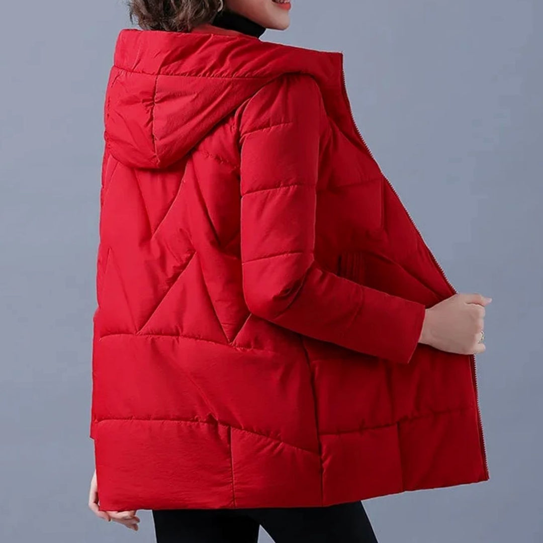 Women's Hooded Puffer Insulated Winter Jacket